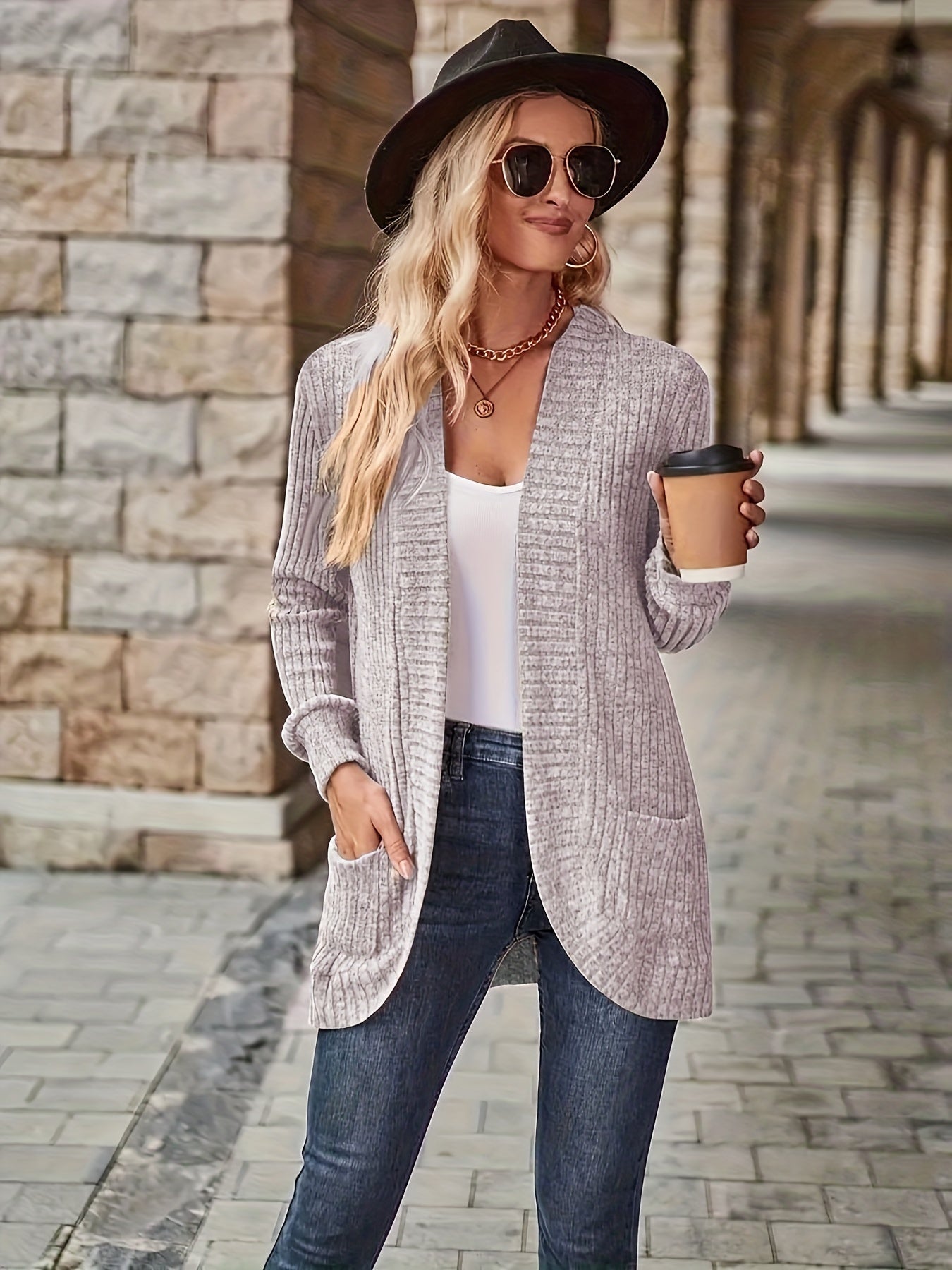 Eliane - Cardigan en tricot douillet