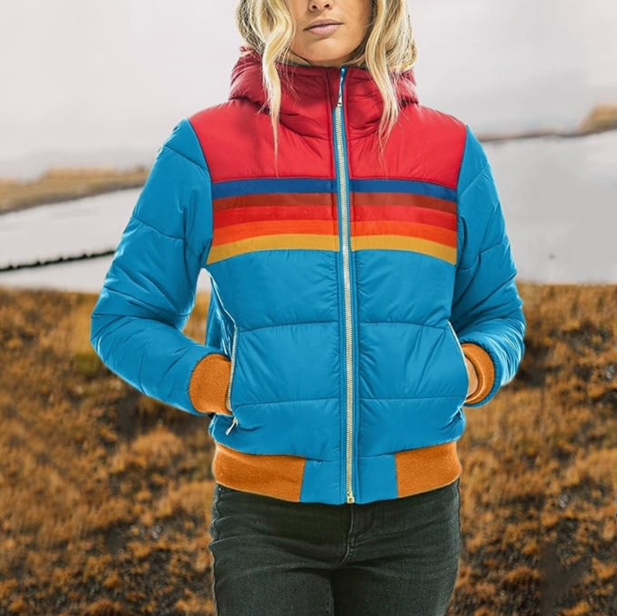 Lexie - Veste parka rétro