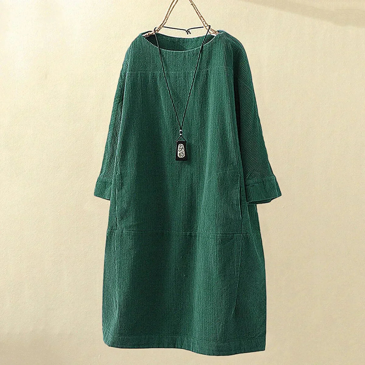 Jade - Robe d'hiver en velours